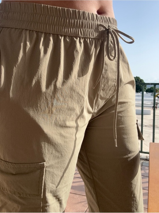 PacSun Pants - Khaki Drawstring Cargo Pants